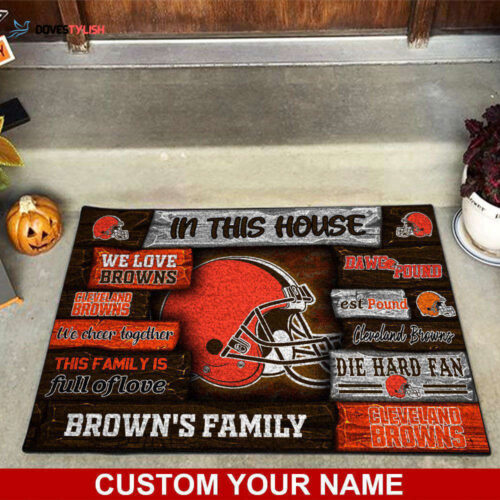 Cleveland Browns NFL, Custom Doormat For Couples This Year