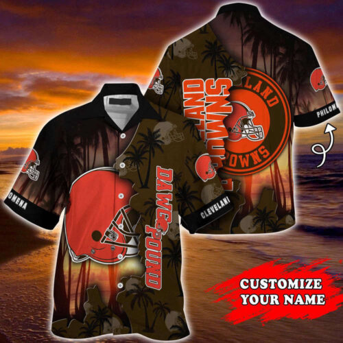 Cleveland Browns NFL-Customized Summer Hawaii Shirt For Sports Enthusiasts