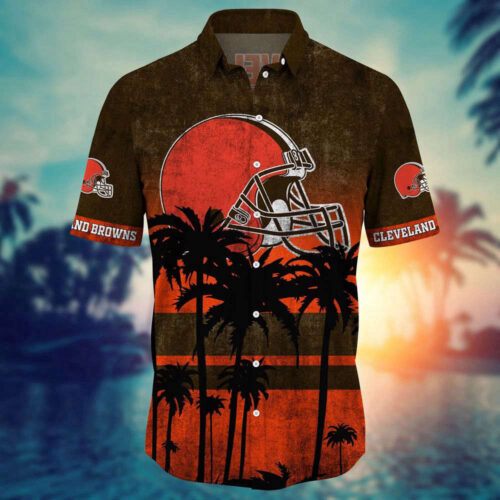 Cleveland Browns NFL-Hawaii Shirt Short Style Hot Trending Summer  For Men And Women