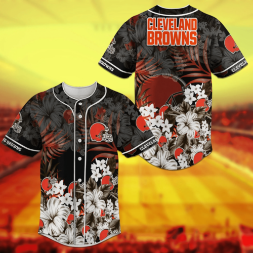 Cleveland Browns NFL Retro Baseball Jersey Shirt For Men Women