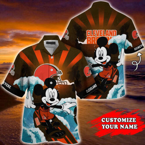 Cleveland Browns NFL-Summer Customized Hawaii Shirt For Sports Fans