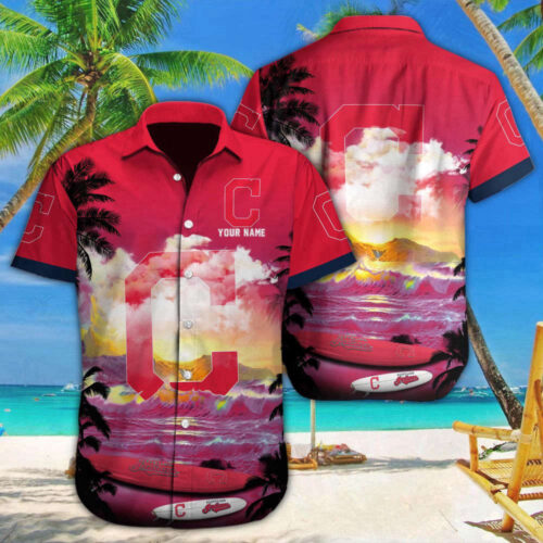 Cleveland Indians Custom Name Hawaii Shirt For Men And Women