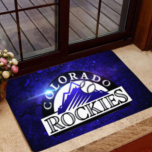 Colorado Rockies Doormat,  Gift For Home Decor