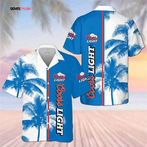 Coors Light Tropical Leafs Hawaiian Shirt For Men And Women