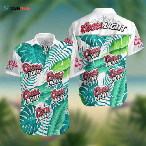 Personalized Tropical Coors Light Hawaiian Shirt For Men And Women