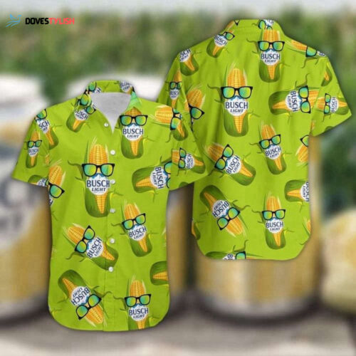 Corn Busch Light Green Hawaiian Shirt For Men And Women