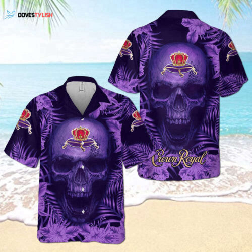 Crown Royal Angry Skull Hawaiian Shirt For Men And Women