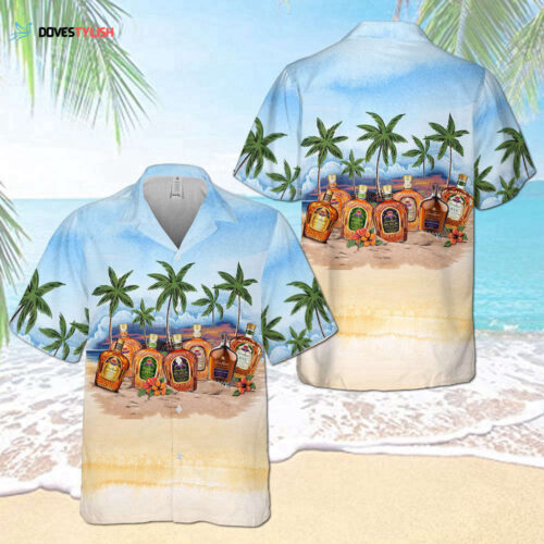 Crown Royal Collection Palm Tree Hawaiian Shirt For Men And Women