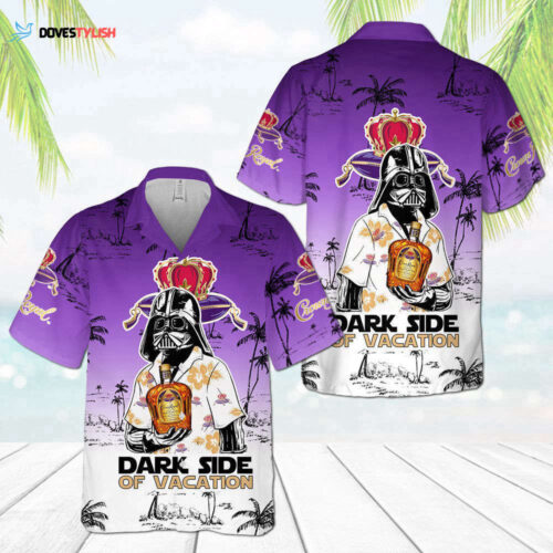 Crown Royal Darth Vader Dark Side Of Vacation Hawaiian Shirt For Men And Women