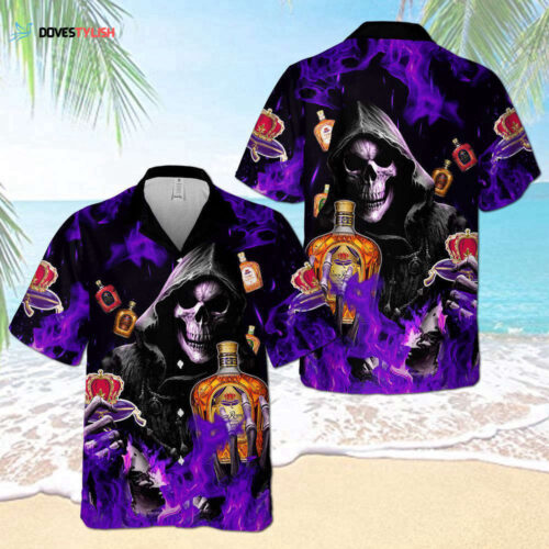 Crown Royal Hibicus Palm Tree Hawaiian Shirt For Men And Women