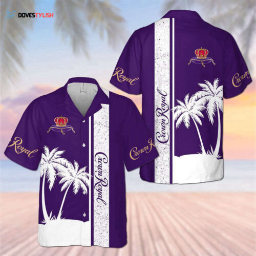 Crown Royal Palm Tree Pattern Hawaiian Shirt For Men And Women