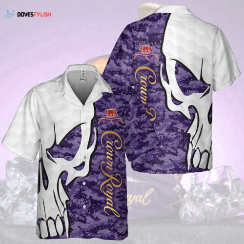 Crown Royal Skull Pattern Hawaiian Shirt For Men And Women