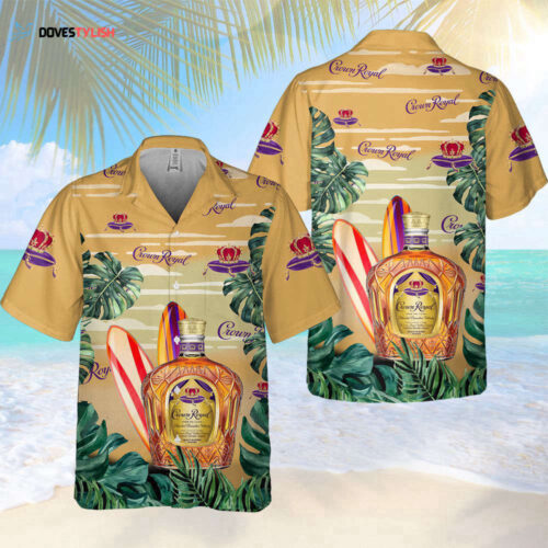 Crown Royal Surfing Tropical Forest Hawaiian Shirt For Men And Women