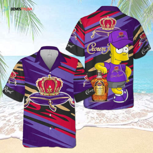 Crown Royal Collection Tropical Forest Hawaiian Shirt For Men And Women
