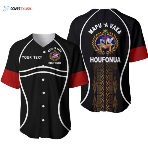 Custom Personalized Tonga Mapu A Vaea Baseball Jersey Houfonua Original Style