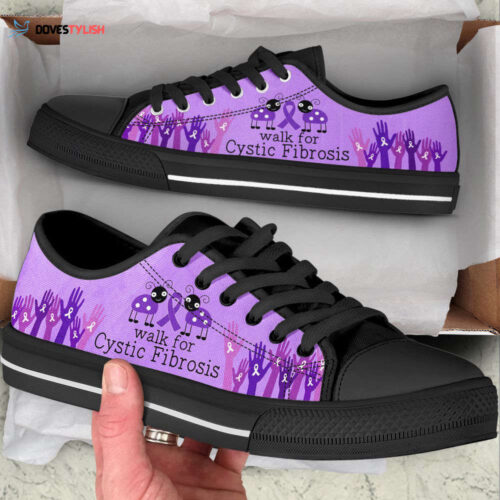Cystic Fibrosis Shoes Unbreakable Low Top Shoes Canvas Shoes,  Best Gift For Men And Women