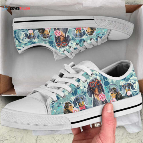 Elephants Family Low Top Shoes Canvas Print Lowtop Trendy Fashion Casual Shoes Gift For Adults