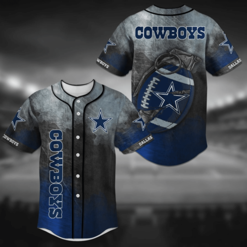 Dallas Cowboys NFL Baseball Jersey Shirt Grenade For Men Women