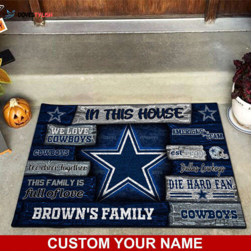 Dallas Cowboys NFL, Custom Doormat For Couples This Year