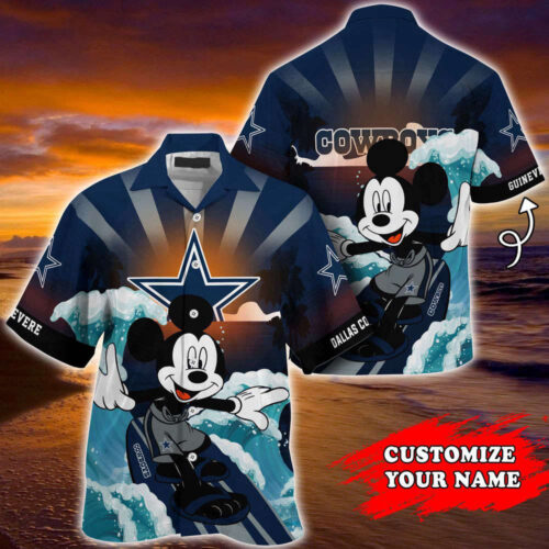 Dallas Cowboys NFL-Summer Customized Hawaii Shirt For Sports Fans