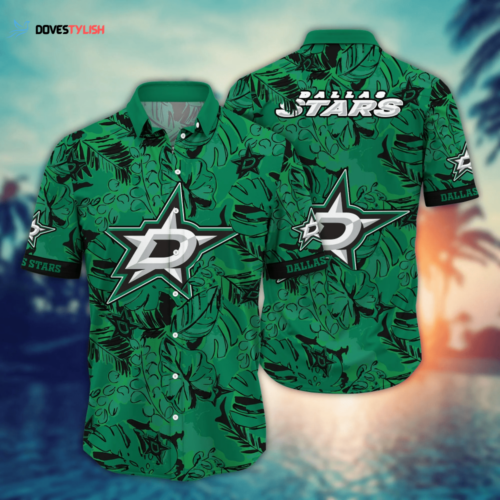 Dallas Stars NHL Flower Hawaii Shirt And Tshirt For Fans, Summer Football Shirts