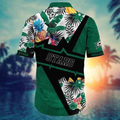 Dallas Stars NHL Flower Hawaii Shirt  For Fans, Summer Football Shirts