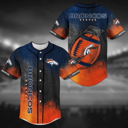 Denver Broncos Baseball Jersey For NFL Fans