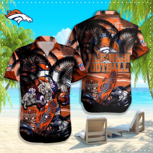 Denver Broncos NFL-Hawaiian shirt