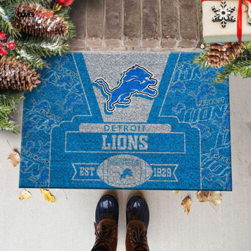 Detroit Lions Doormat, Gift For Home Decor
