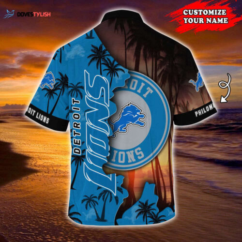 Detroit Lions NFL-Customized Summer Hawaii Shirt For Sports Enthusiasts