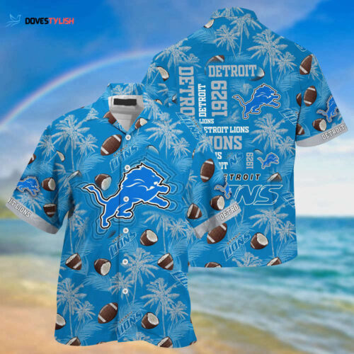 Detroit Lions NFL-Hawaiian Shirt New Gift For Summer