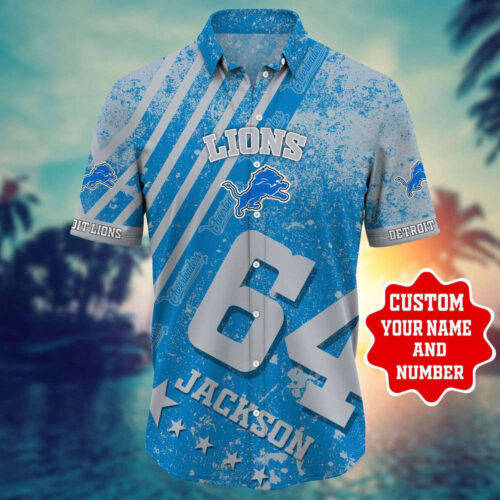 Detroit Lions NFL-Personalized Hawaiian Shirt Style Hot Trending For Men Women