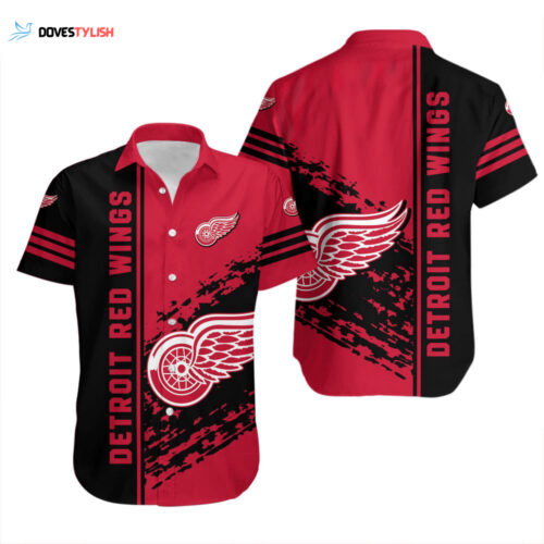 Detroit Red Wings Hawaiian Shirt For Men And Women Quarter Style – NHL