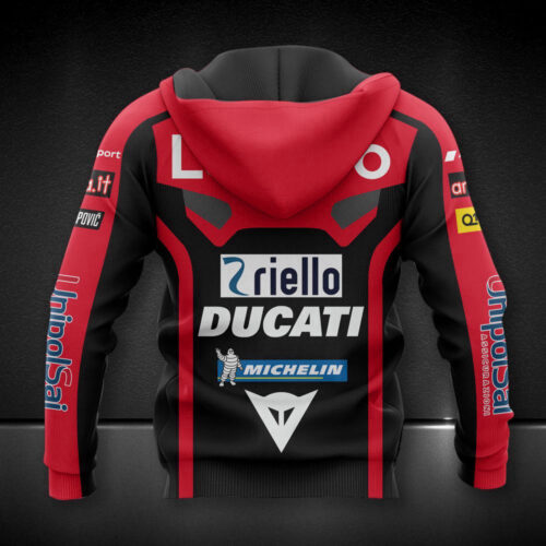 Ducati Lenovo Team Printing  Hoodie, Best Gift For Men And Women