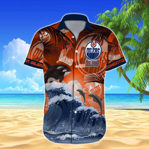 Edmonton Oilers NHL-Hawaiian Shirt, Gift For Men And Women