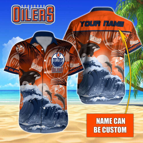 Edmonton Oilers NHL-Hawaiian Shirt, Gift For Men And Women
