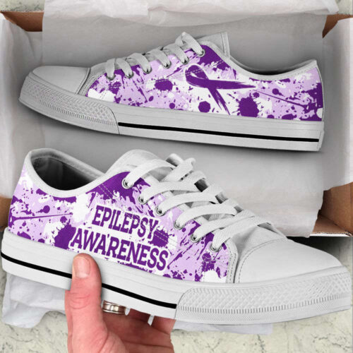 Epilepsy Shoes A Splash Low Top Shoes Canvas Shoes,  Best Gift For Men And Women