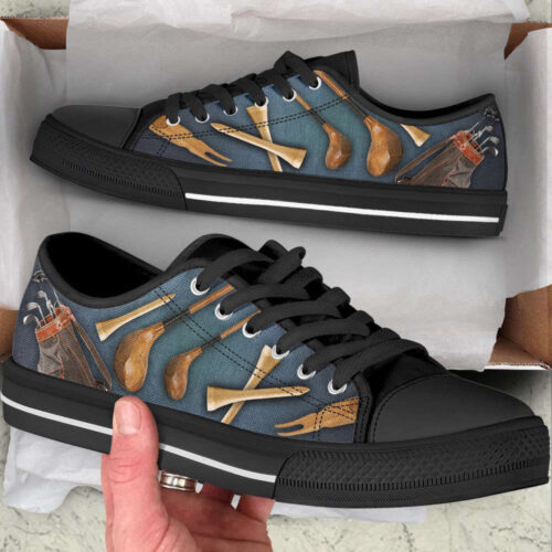 Golf Tool Br Low Top Shoes Canvas Print Lowtop Trendy Fashion Casual Shoes Gift For Adults