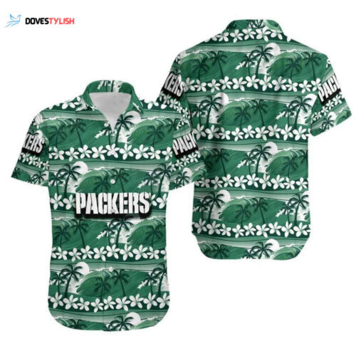Green Bay Packers Coconut Trees NFL Hawaiian Shirt For Fans