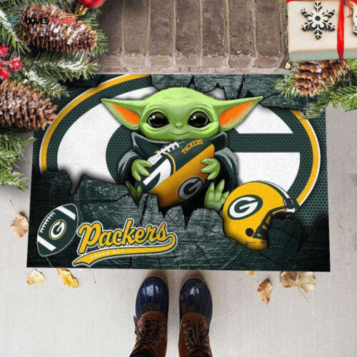 Green Bay Packers Doormat, Gift For Home Decor