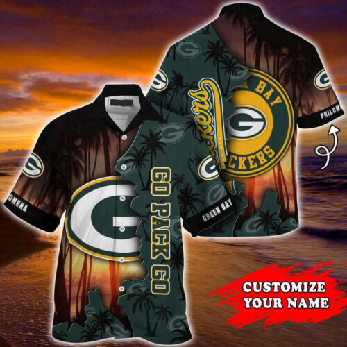 Green Bay Packers NFL-Customized Summer Hawaii Shirt For Sports Enthusiasts