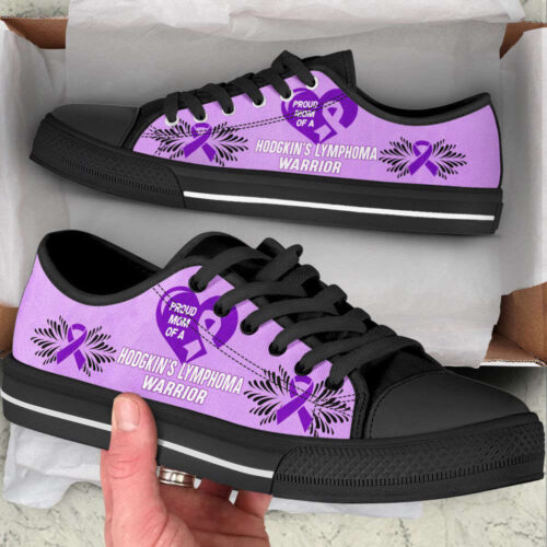 Hodgkin’s Lymphoma Shoes Warrior Low Top Shoes Canvas Shoes, Best Gift For Men And Women