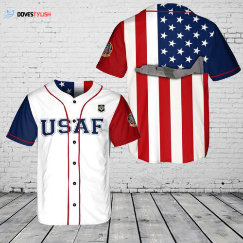Personalized America Baseball Jersey – Red White & Blue Gift