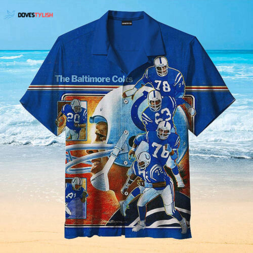 Indianapolis Colts Retro Hawaiian Shirt For Men And Women