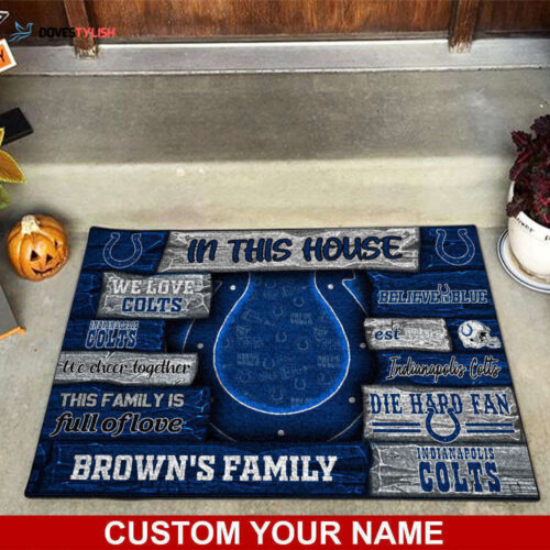 Indianapolis Colts NFL, Custom Doormat For Couples This Year