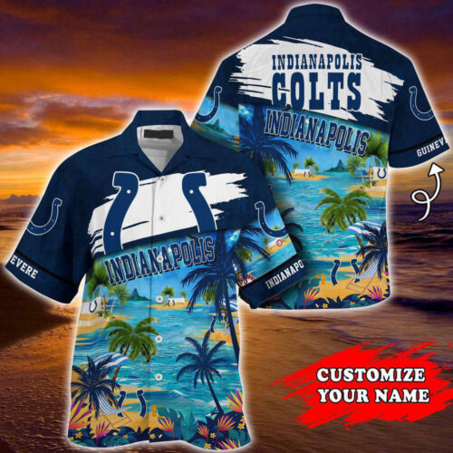 Indianapolis Colts NFL-Customized Summer Hawaii Shirt For Sports Fans