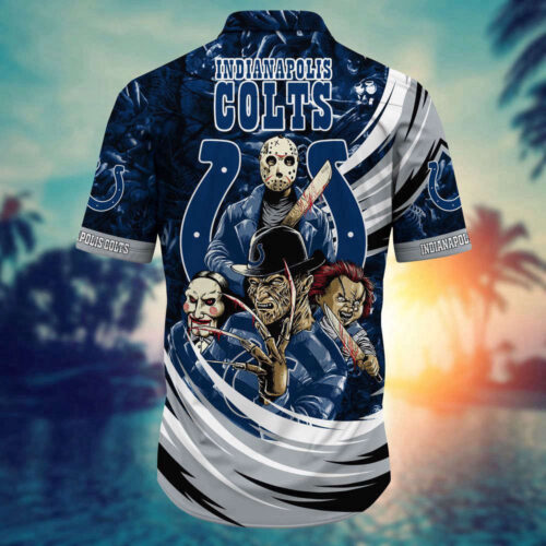 Indianapolis Colts NFL Halloween Horror Movies Hawaiian Shirt For Men Womens