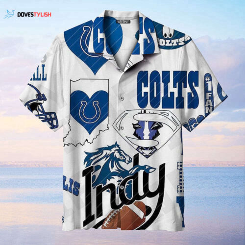 Indianapolis Colts Print Hawaiian Shirt For Men And Women