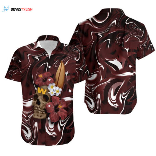 Kansas City Chiefs Skull NFL Hawaiian Shirt For Fans