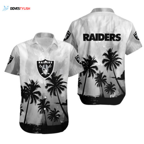 Las Vegas Raiders Coconut Trees NFL Hawaiian Shirt For Fans